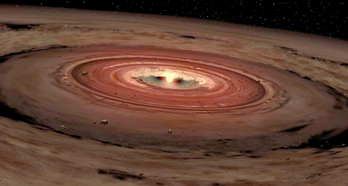 Сотворение Солнечной системы. Источник фото: thoughtco.com