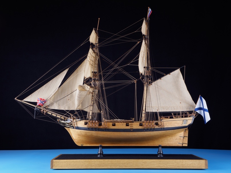 Модель бригантины «Феникс», авт. Алексей Викулаев