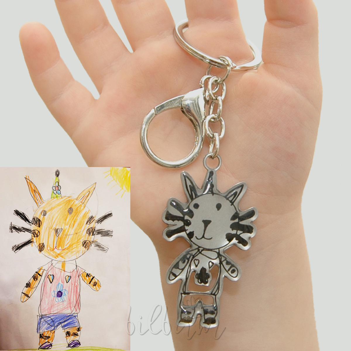 Чудесный брелок созданный по эскизу юного художника