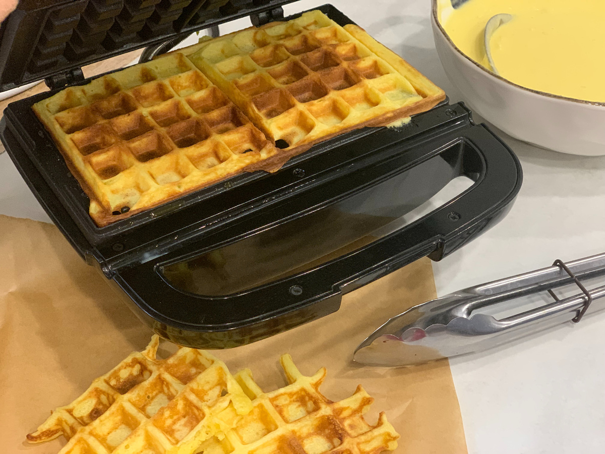 Вафельница Tefal. Фото автора канала