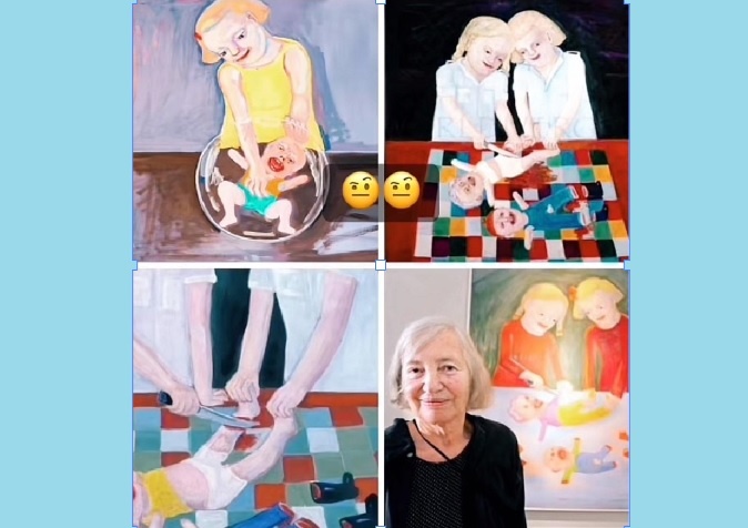 Картинка о художнице Л.Б.Тунстрем, распространяемая в сети /Картинки из свободного доступа Янднкс.Картинки/