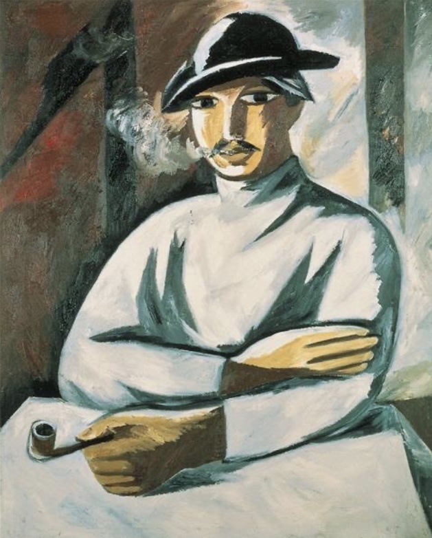 Наталия Гончарова, Курильщик, 1911