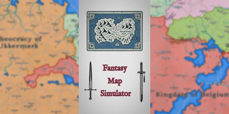    Игра Симулятор Фэнтезийных Карт | Fantasy Map Simulator