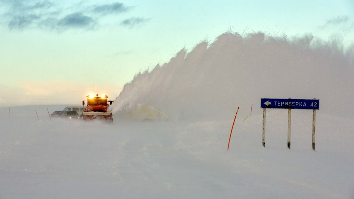 На этом фото последствия слабой метели