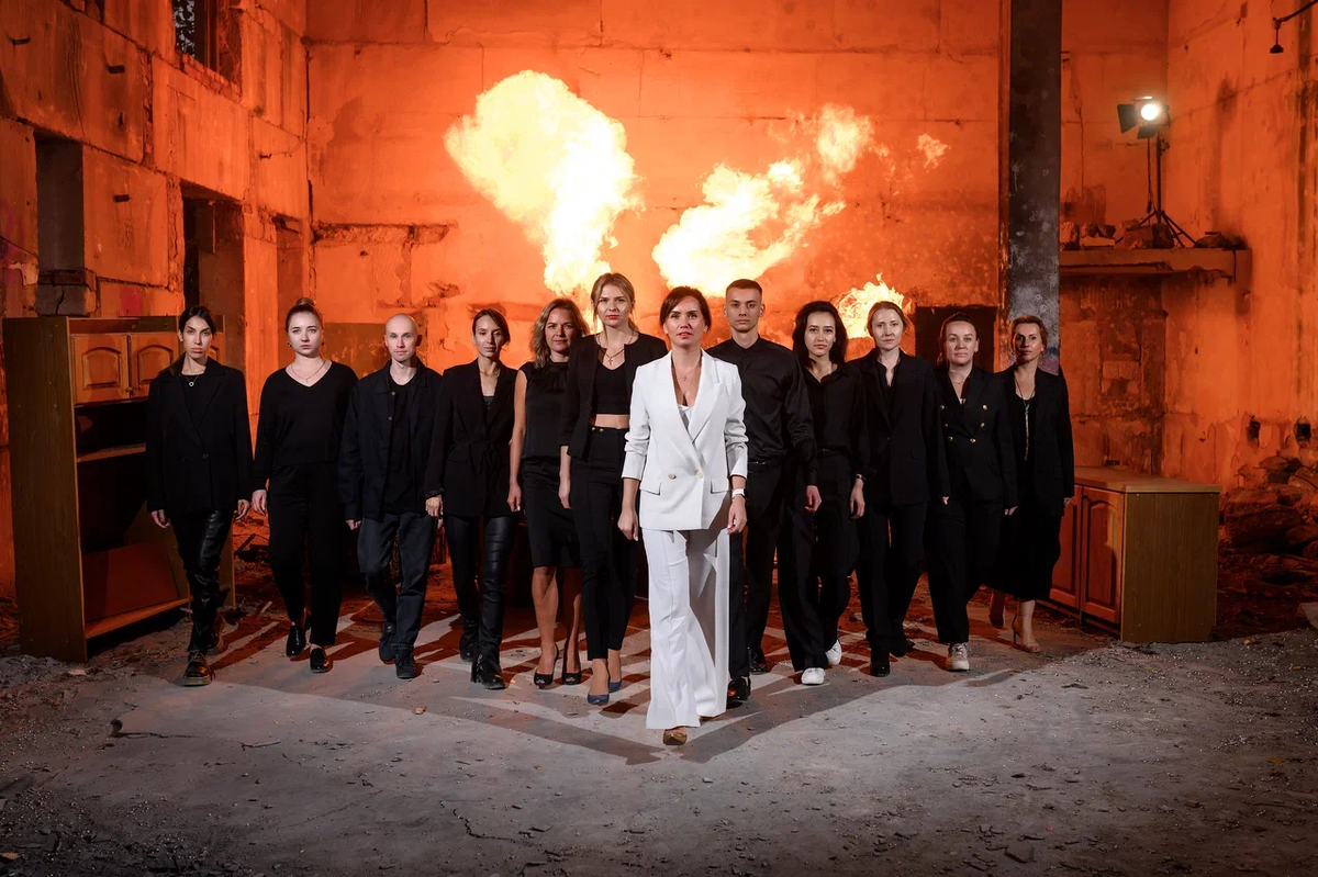 Фотосессия команды Нины Романюк