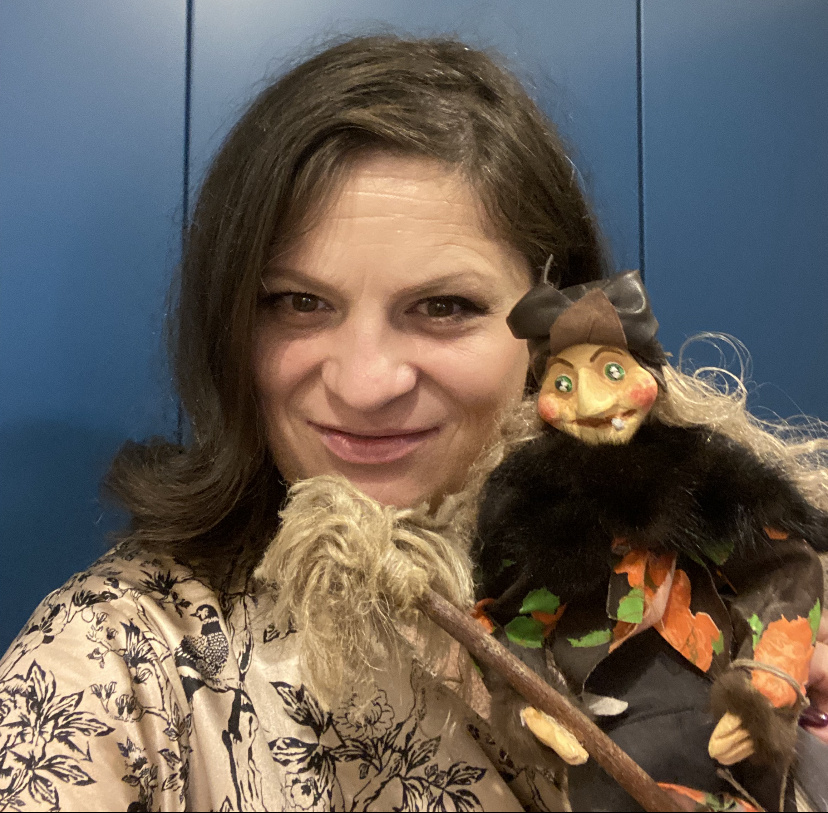 Моя домашняя Баба Яга, которую сделала сама. 