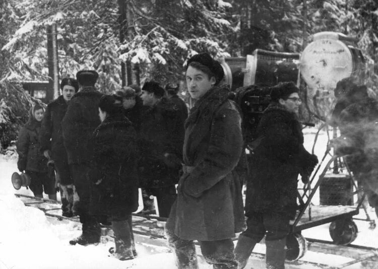 Съемки проходили зимой в тайге. Фото: Яйвинский музей