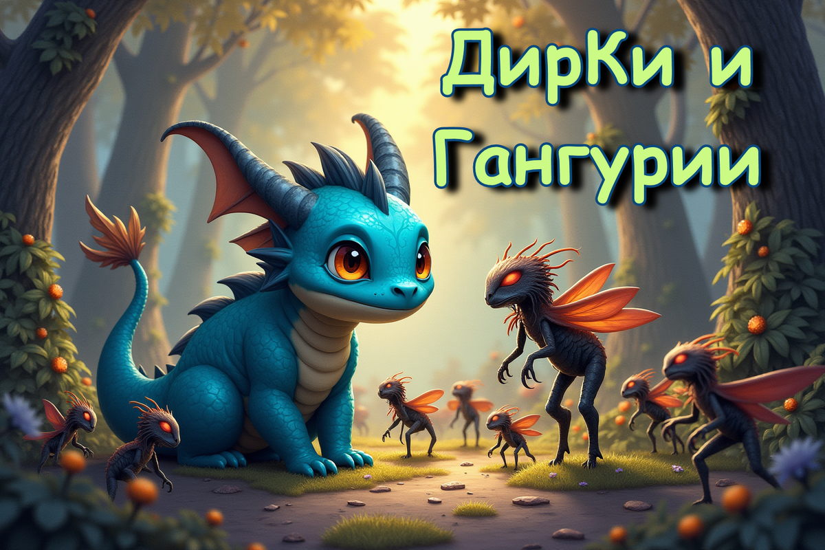 Дракон дирки и гангурии