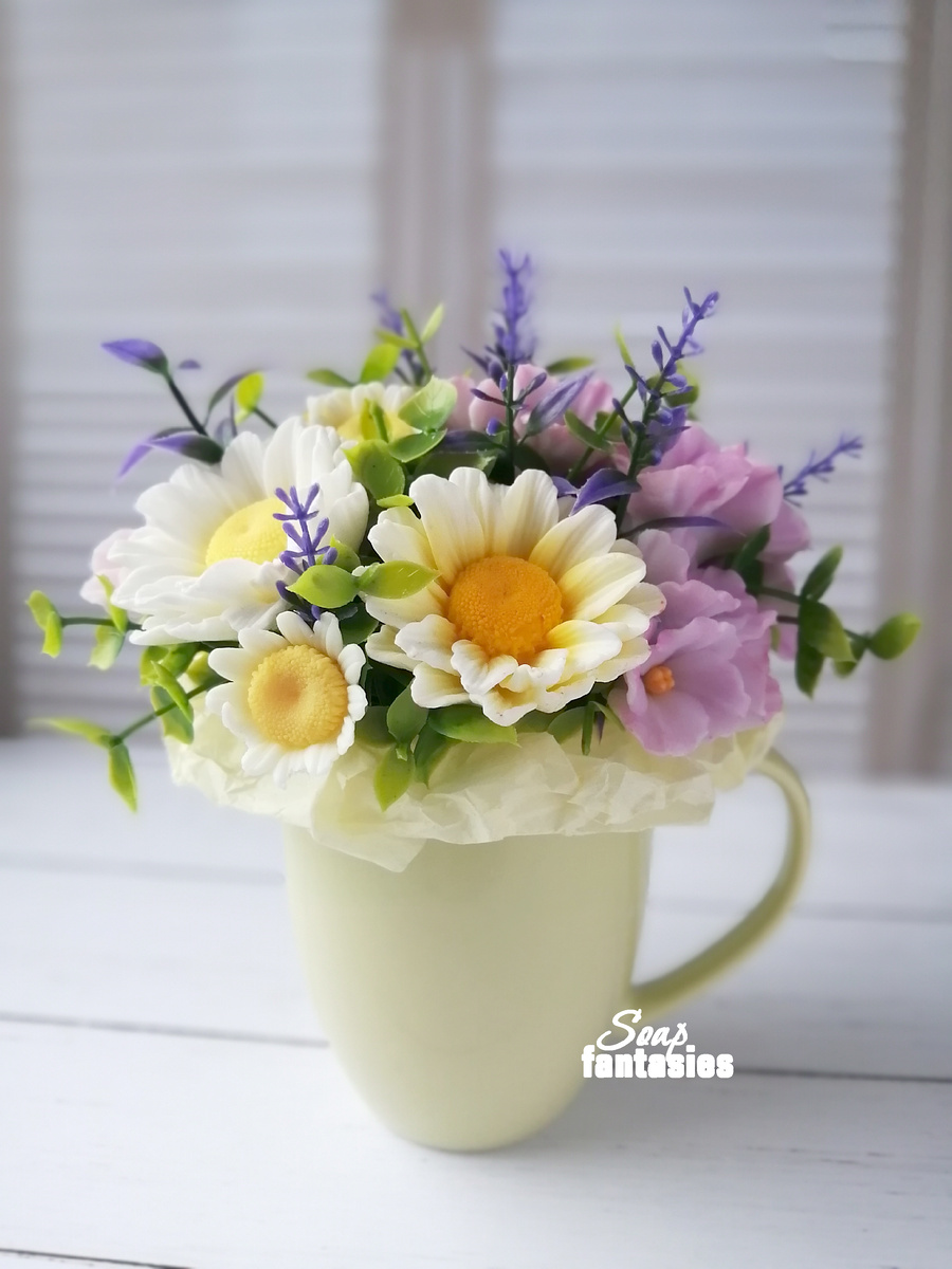 Мыло ручной работы букет