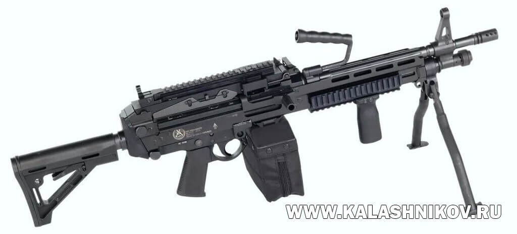 Кроме PZD Mk 24, фирма DSS выпускает пулемёты PZD 556 (на фото) и PZD 762 на базе FN Minimi