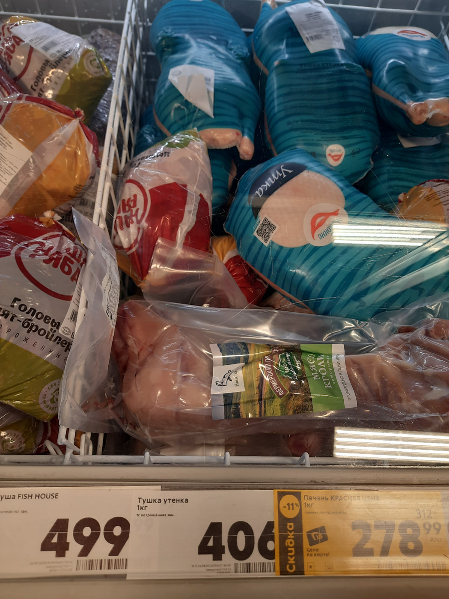 Цена утенка 406 за кг