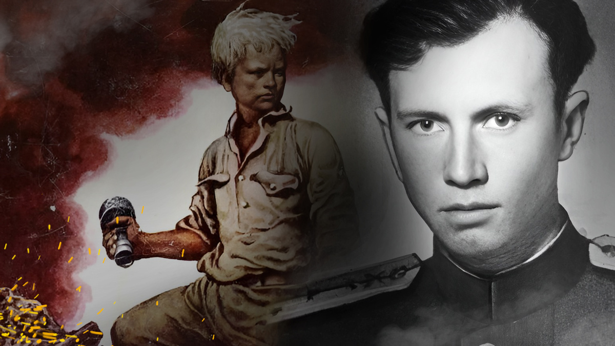 Алексей Яковлевич Очкин. Справа - А.Я.Очкин и маршал А.И. Еременко