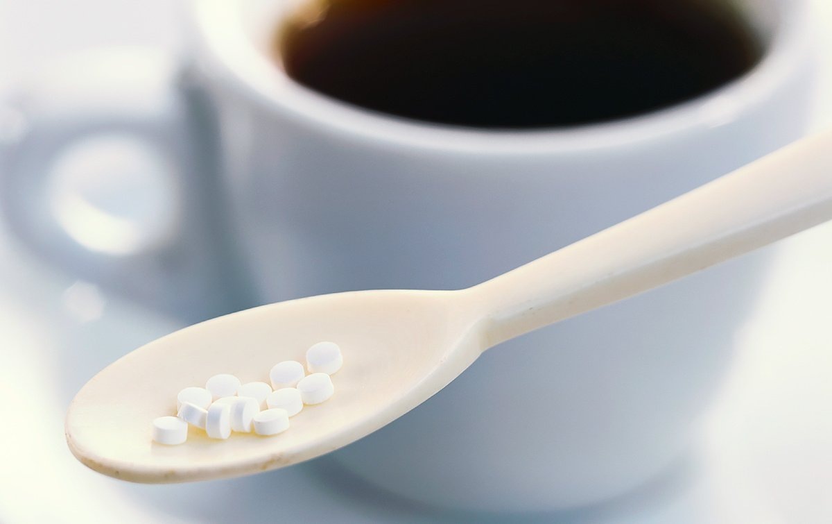    Будьте аккуратны с продуктами, содержащими сахарозаменитель.