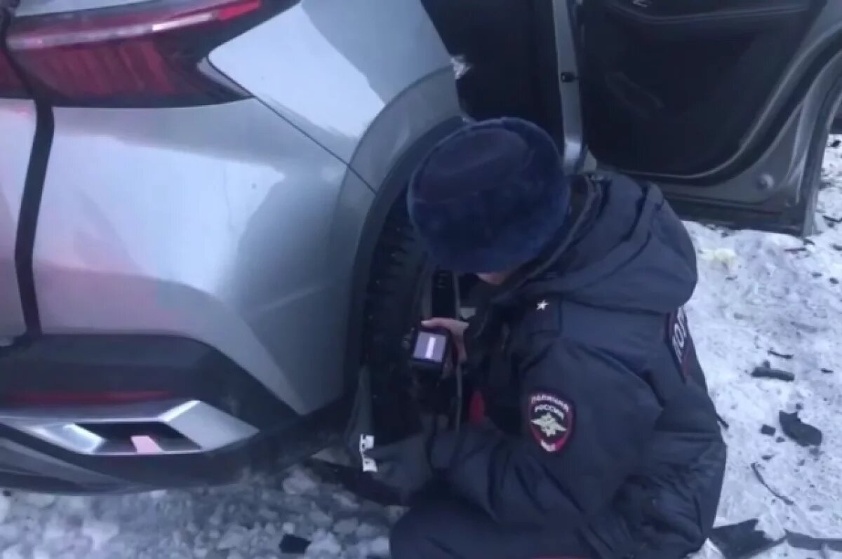    Опубликованы кадры с места смертельного ДТП на трассе в Пермском крае