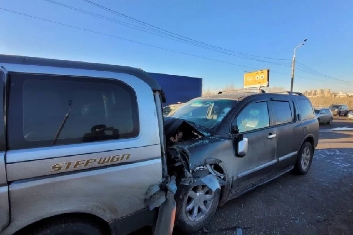    В тройном ДТП на Октябрьскому мосту Красноярска погиб мужчина