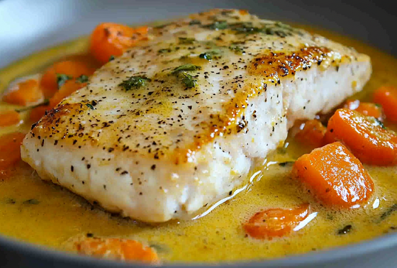    Минтай с морковью и луком в сливочно-горчичном соусе на сковороде: пошаговый рецепт идеального ужина