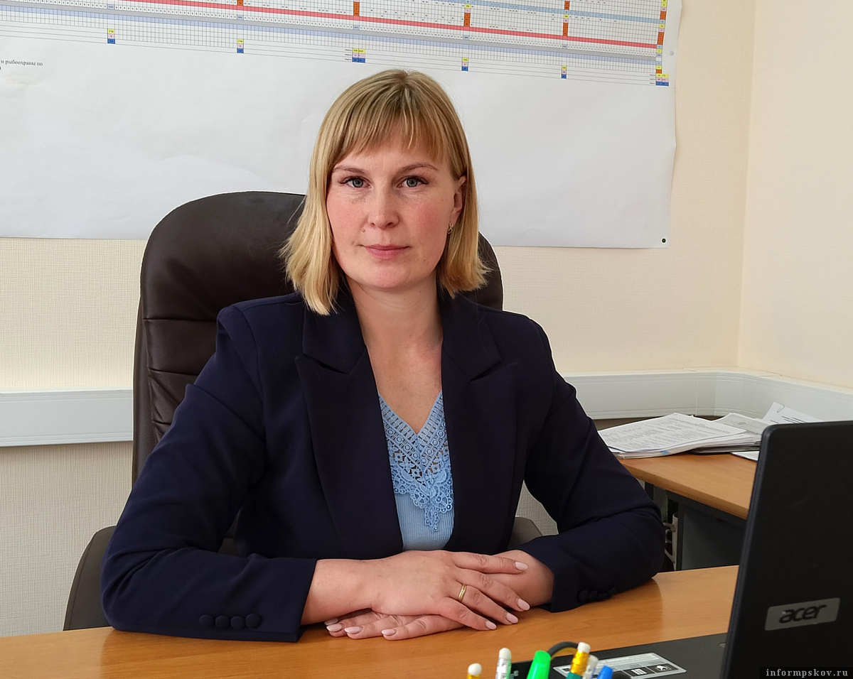 Начальник отдела государственного контроля, надзора и рыбоохраны по Псковской области Ольга Большакова. Фото из архива автора