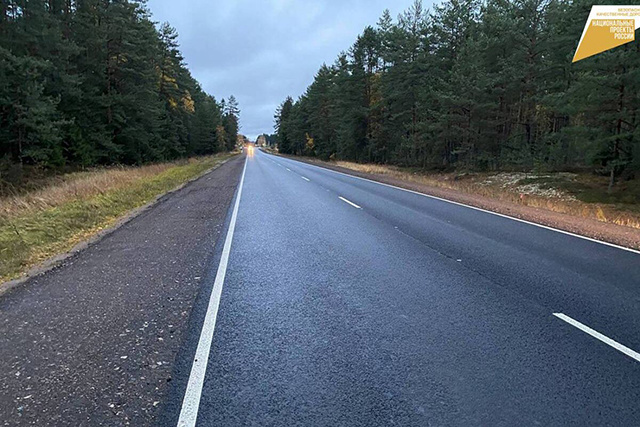 В Тверской области завершен ремонт еще одной межмуниципальной дороги