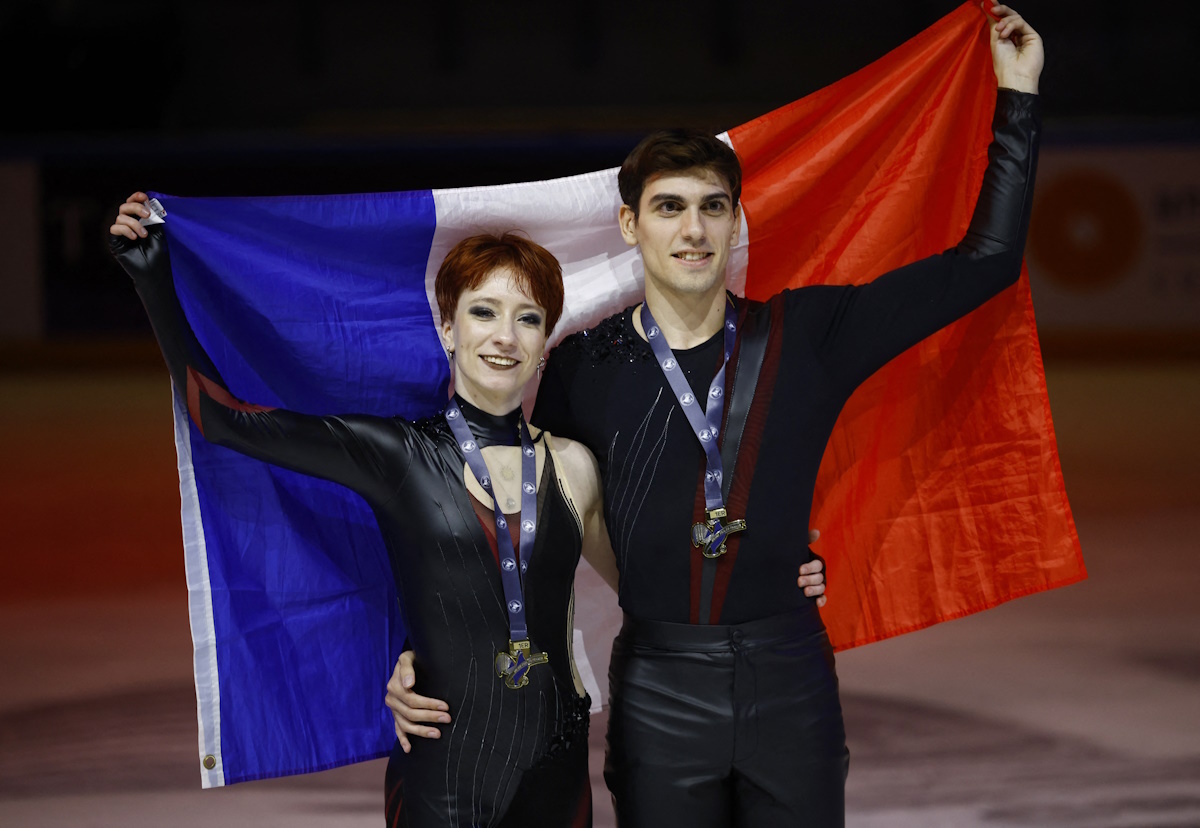 Евгения Лопарева и Жоффре Бриссо. Фото: REUTERS