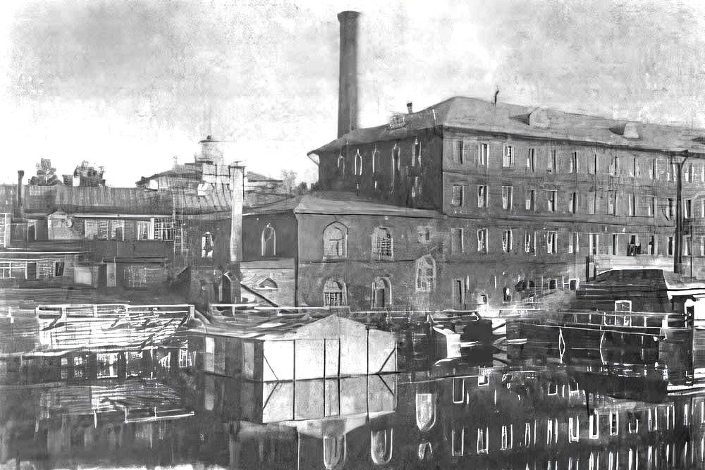    Городищенская фабрика. Фото начала XX века.