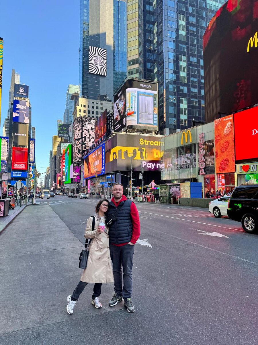 Фото из личного архива Алины Авраменко. Таймс-сквер