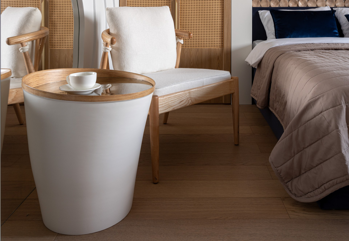 Quartz Parquet Классик Дуб Флэт Уайт 1258-55