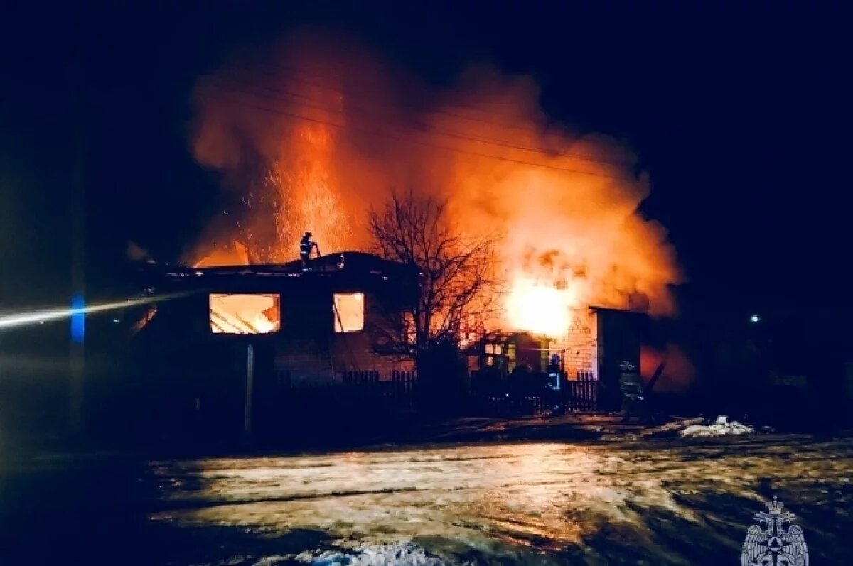    Ожоги получил хозяин дома на пожаре в Удмуртии