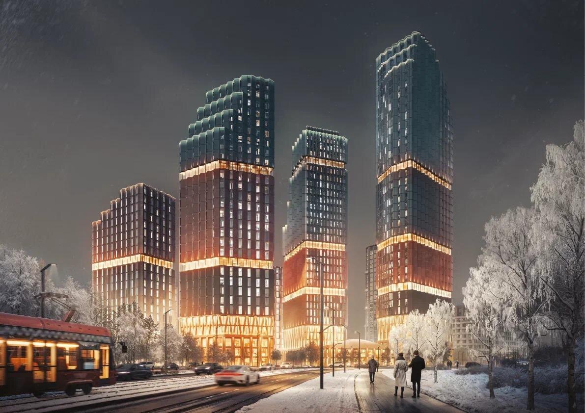    проект КРТ микрорайона ДКЖ в Перми / © ГК «Кортрос»