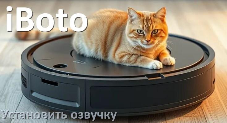 
Как на роботе пылесосе iBoto поменять голосовую озвучку через смартфон