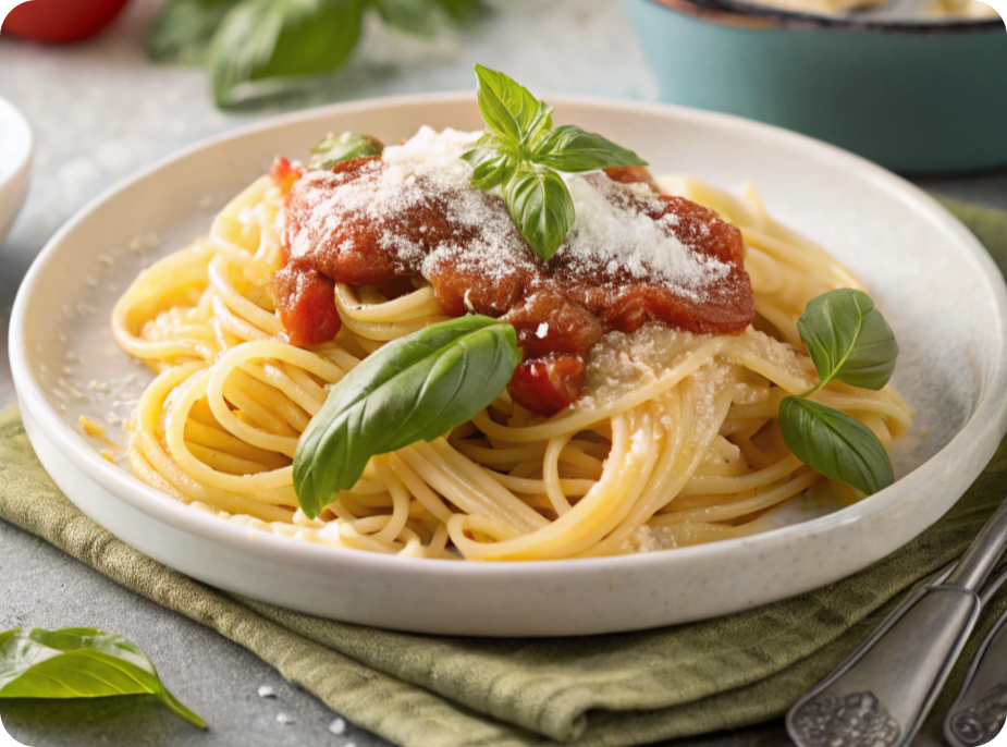 Паста с томатным соусом