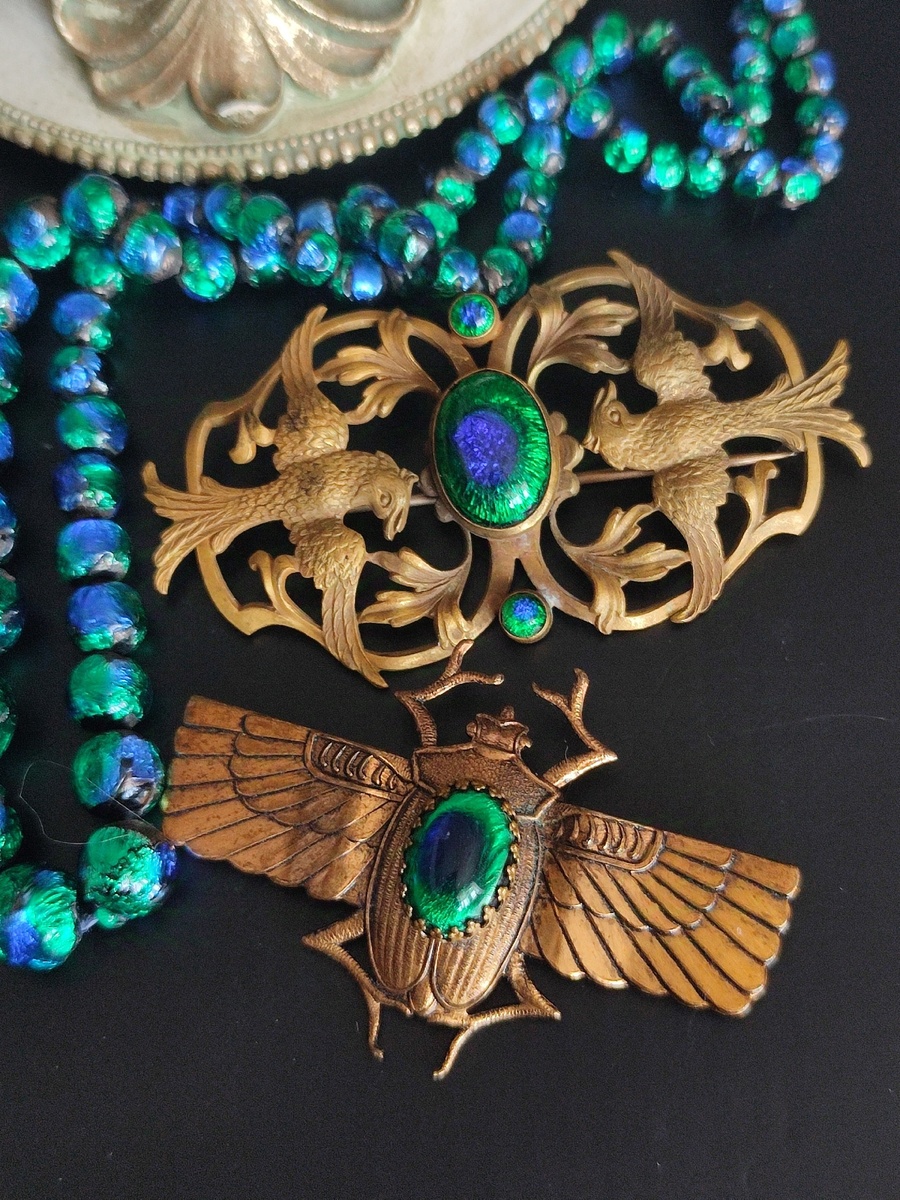 Украшения с павлиньим глазом. Личная коллекция