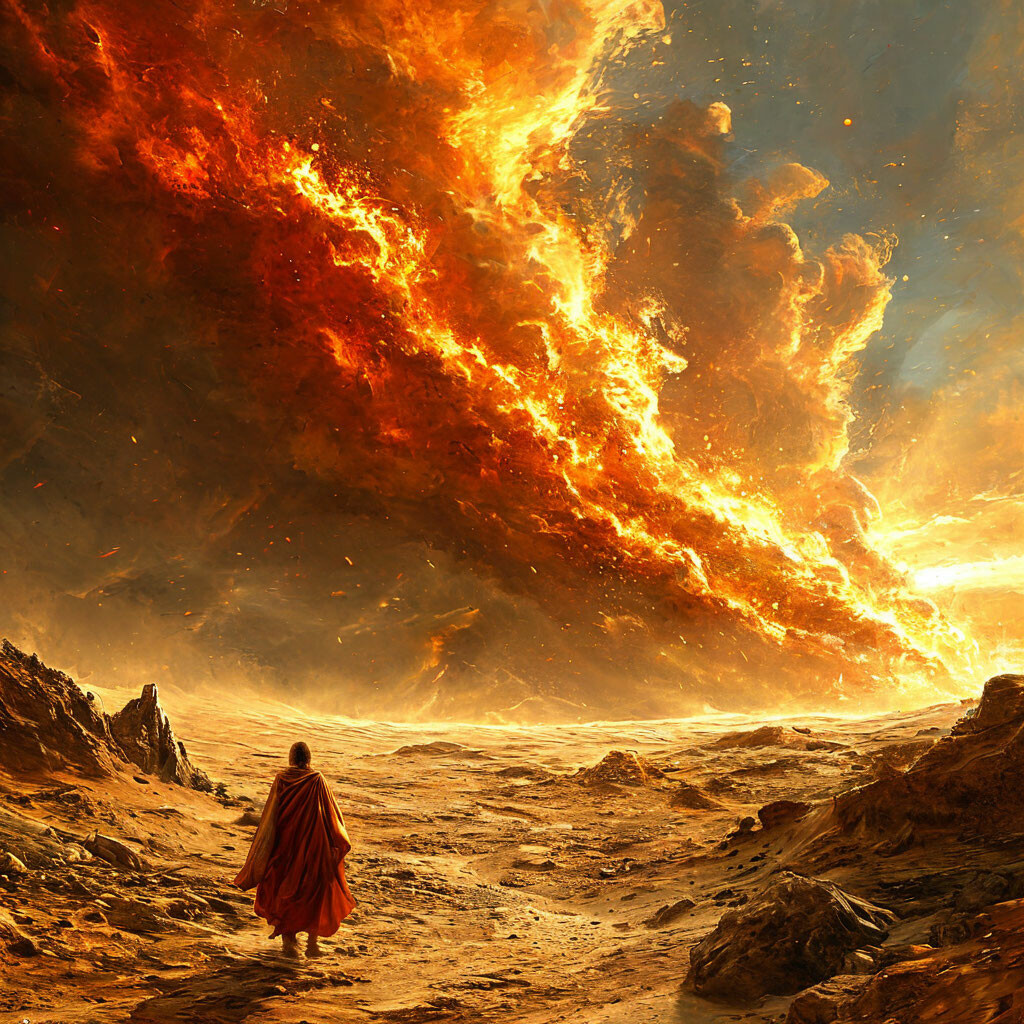 Здесь и далее рисунки искусственного интеллекта "Шедеврум", вдохновлённого катастрофой на Радуге. Как говорится, Камиллом можешь ты не быть, но нейросети всем обязан.