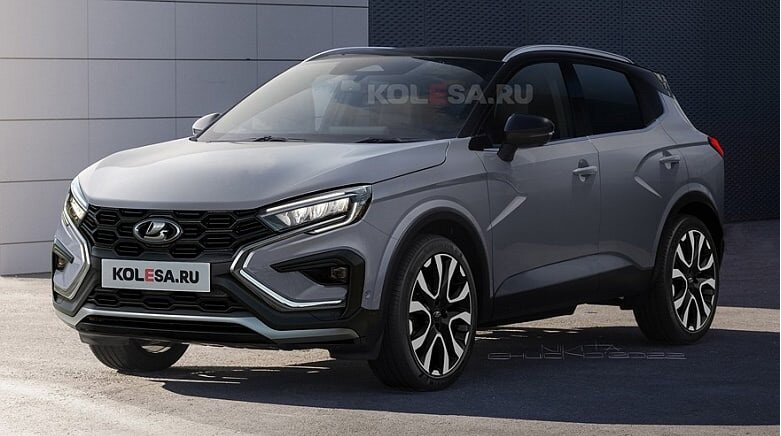 Эскиз нового автомобиля Lada от художника/дизайнера Никиты Чуйко