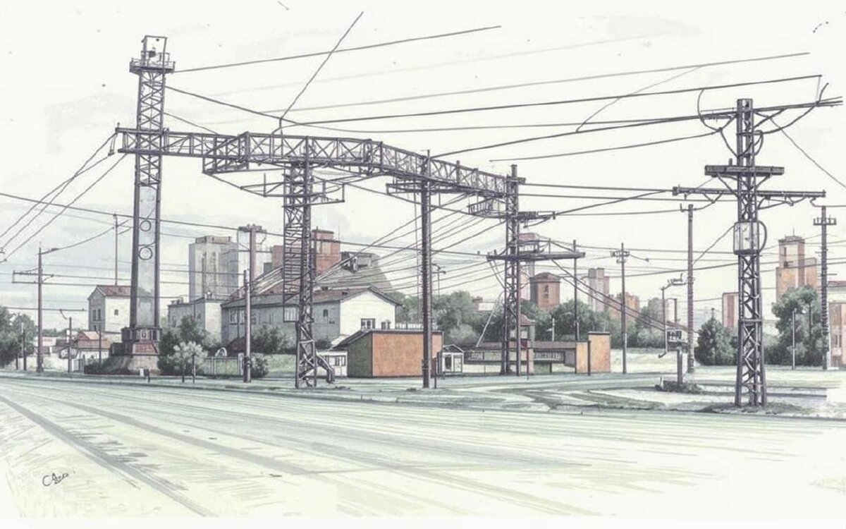    «Россети» через суд хотят оспорить концессию на передачу электросетей в Тамбове Иллюстрация: нейросеть «Кандинский»