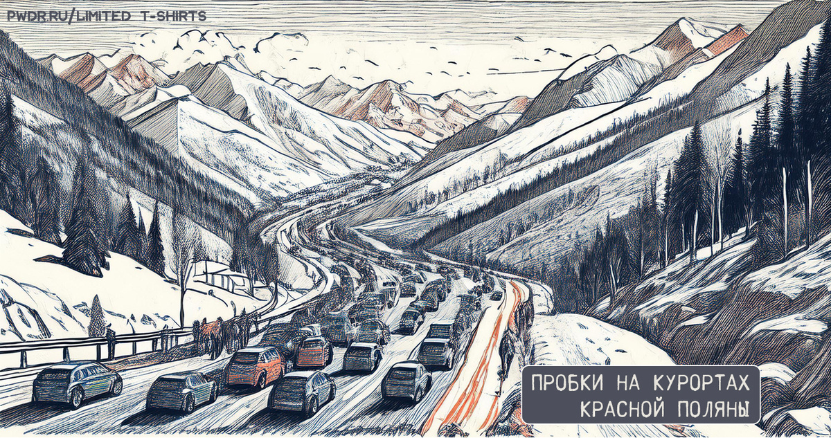 Пробки в Красной Поляне зимой. Как их можно избежать