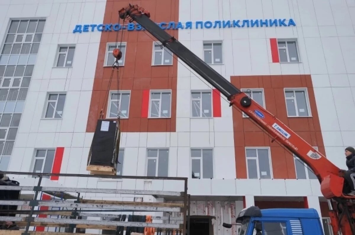    Новую поликлинику на Правобережье Калуги откроют весной