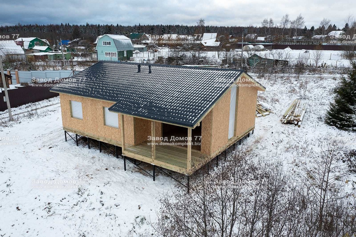 Дом по проекту "Мелита" в Безверхово, г.о. Солнечногорск