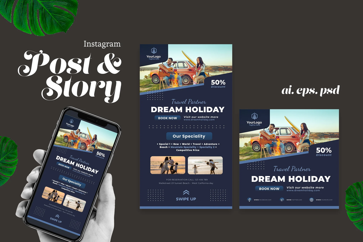  Графические наборы для социальных сетей