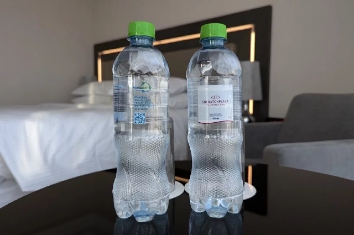    Отель Sheraton plaza в Уфе переходит на воду в переработанном пластике