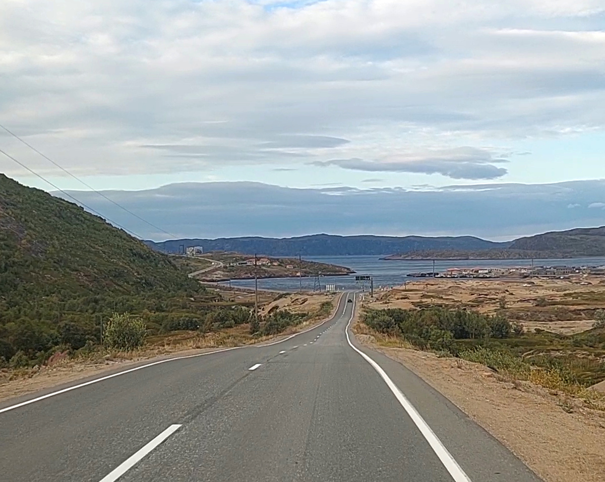 Подъезжаем к Териберке