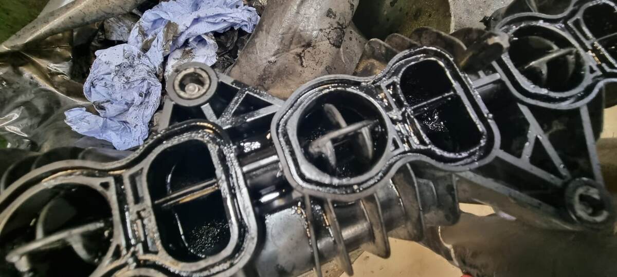 Чистка впускного коллектора BMW e71