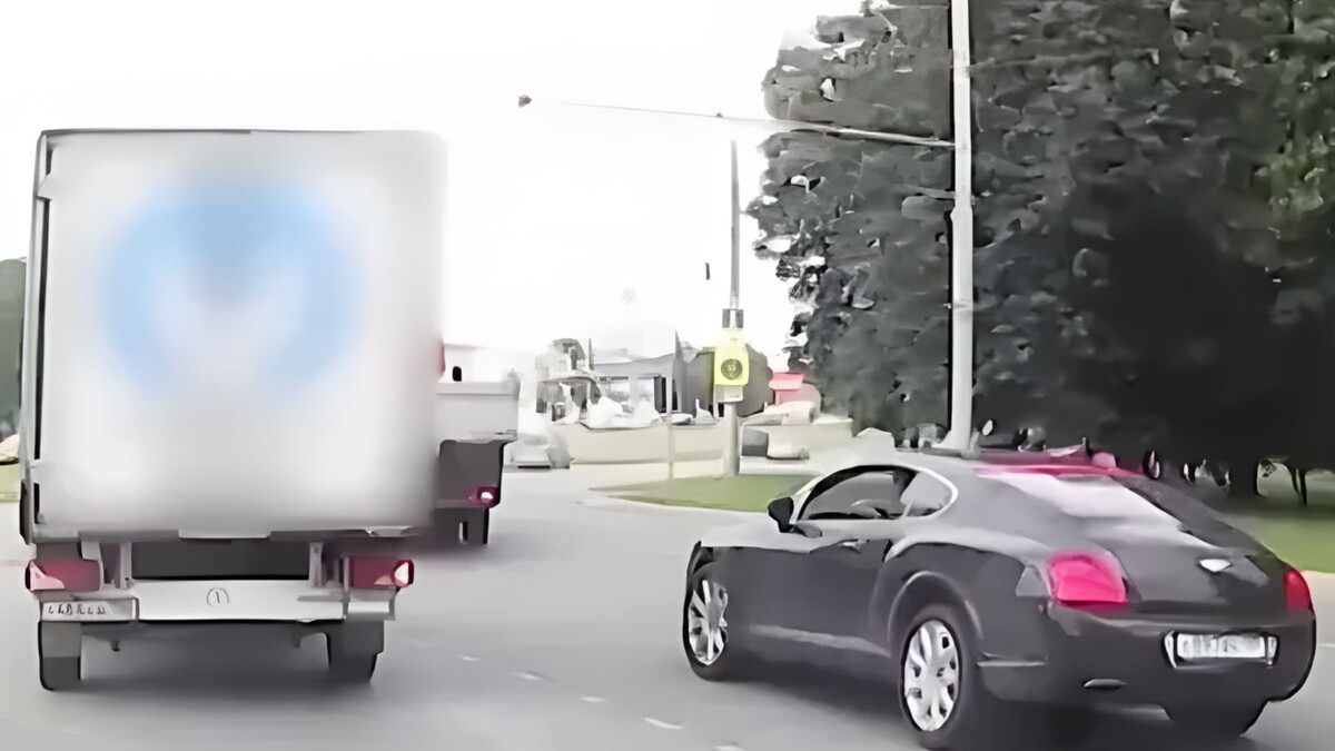 Кадр с видеорегистратора