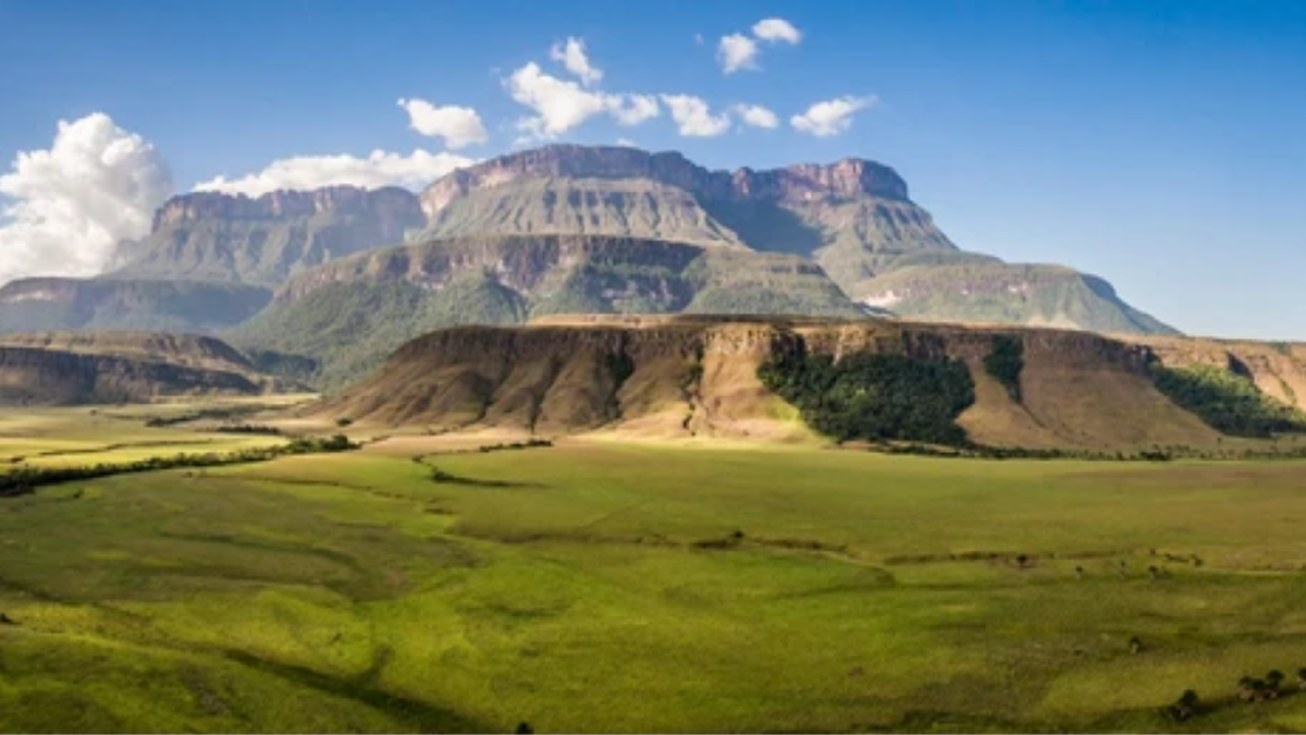 Панорамный вид на Ауян-Тепуи (национальный парк Канайма, Венесуэла). Источник: shutterstock.com