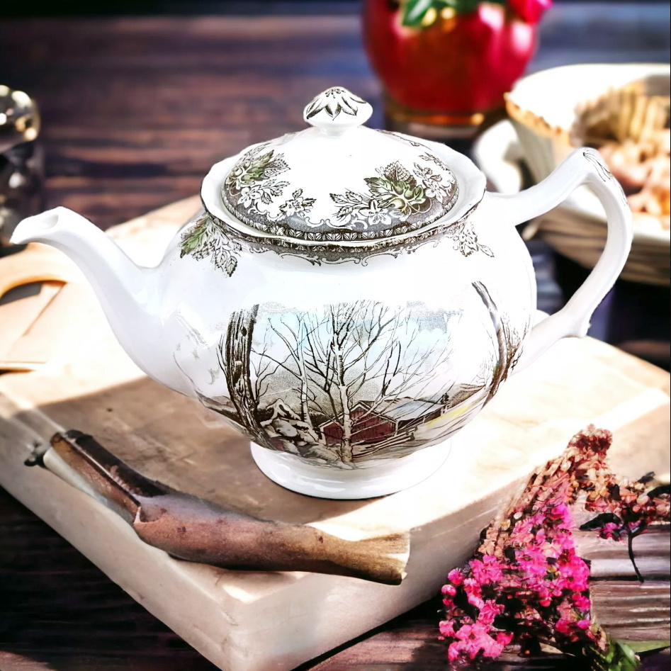 Чайник «Friendly Village». 1953-2003 гг., Johnson Brothers