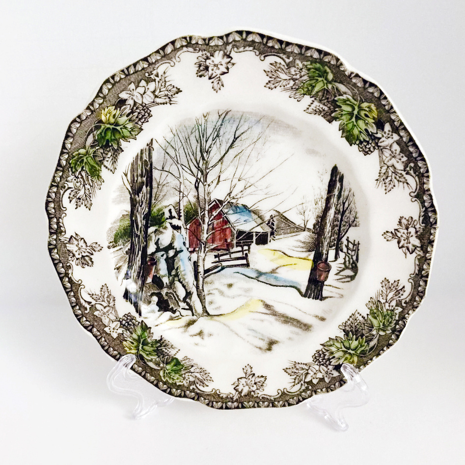 Тарелка «Friendly Village». 1953-2003 гг., Johnson Brothers