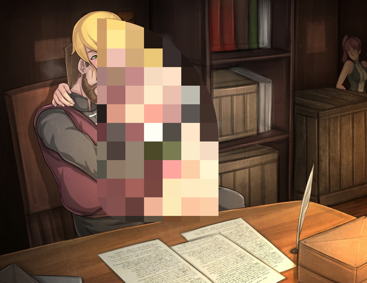 Скриншот одной из игр с цензурой