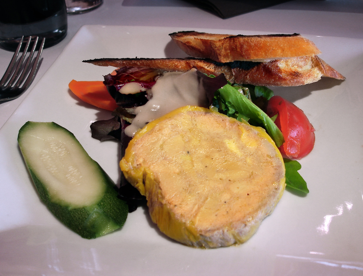 Фуа-гра. Лион. Франция.