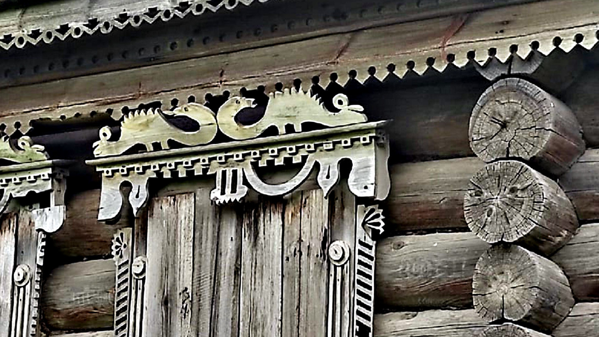 Наличники в Комаровке 