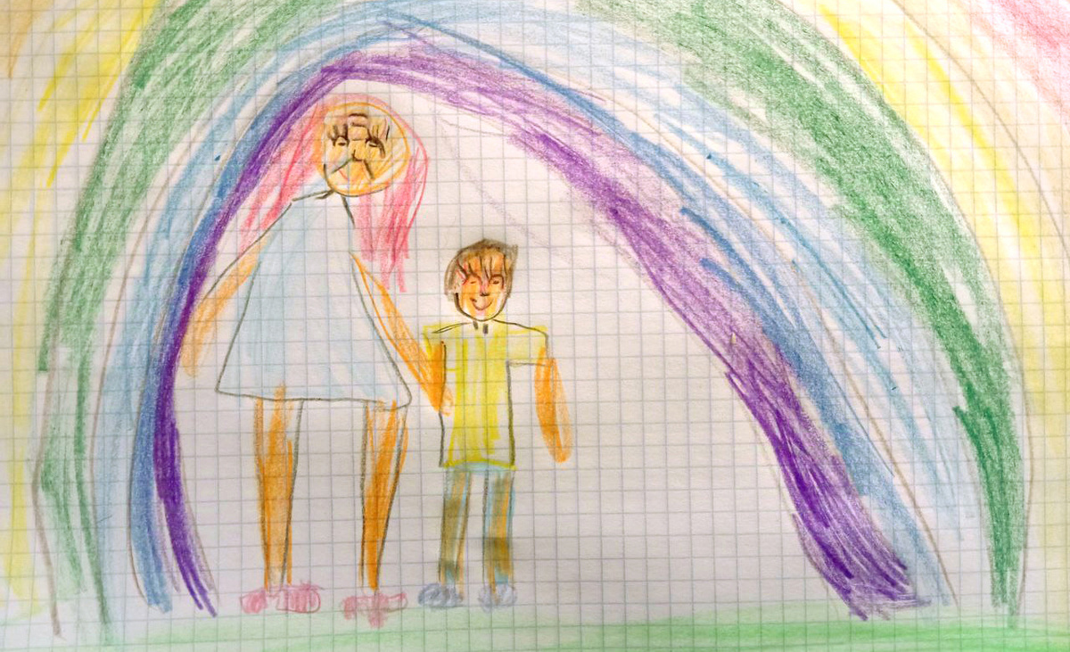 Рисунок: Кира Г. 6 лет