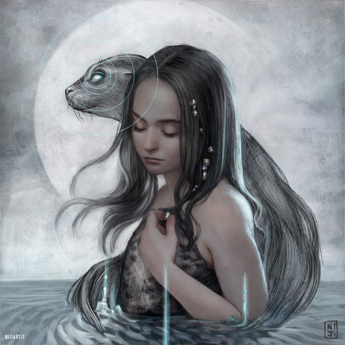 Шелки (художница Francesca Resta, artstation.com).